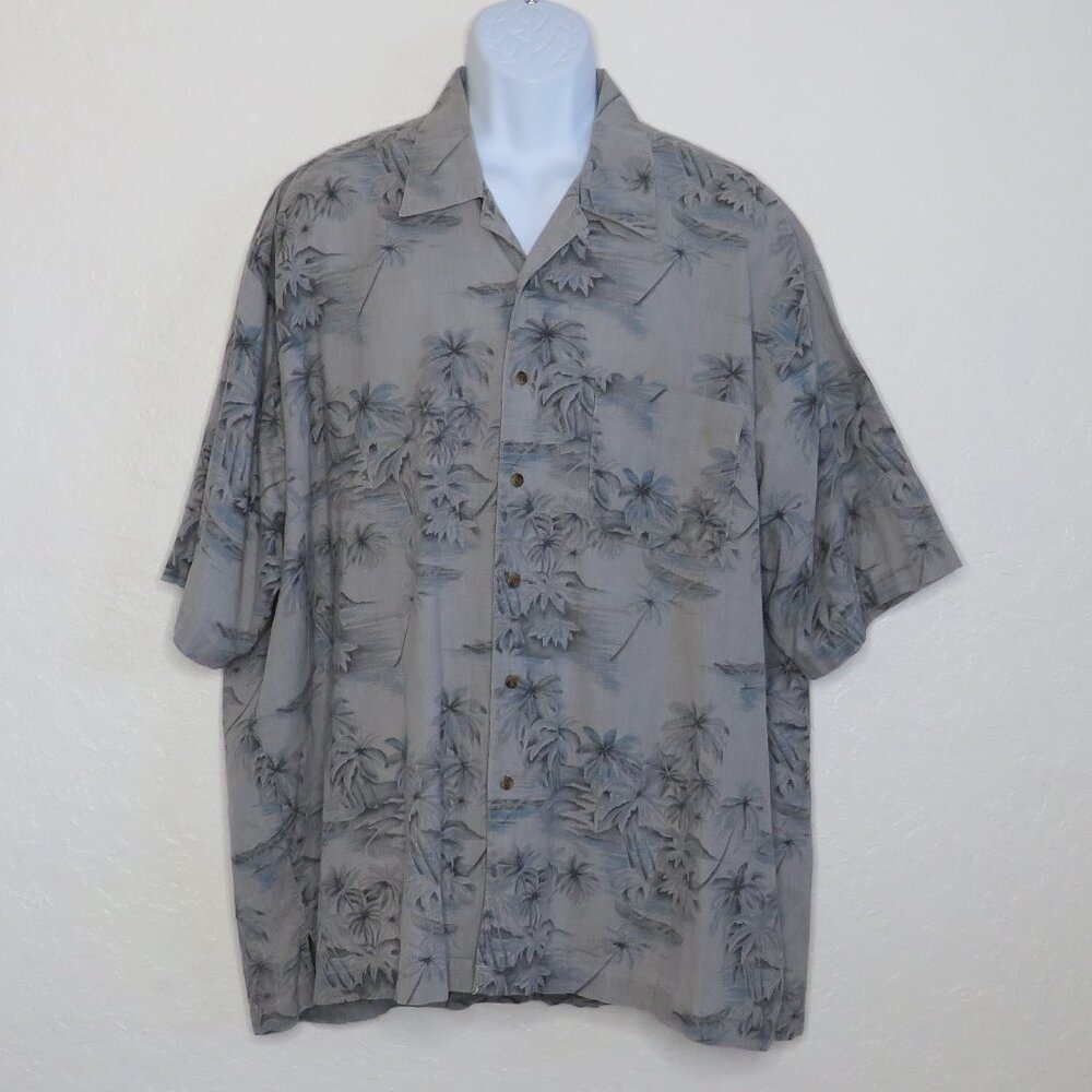 Van Heusen* Men's Short Sleeve Button Down Straight Hem Chest Pocket Shirt~ XL - Picture 1 of 12